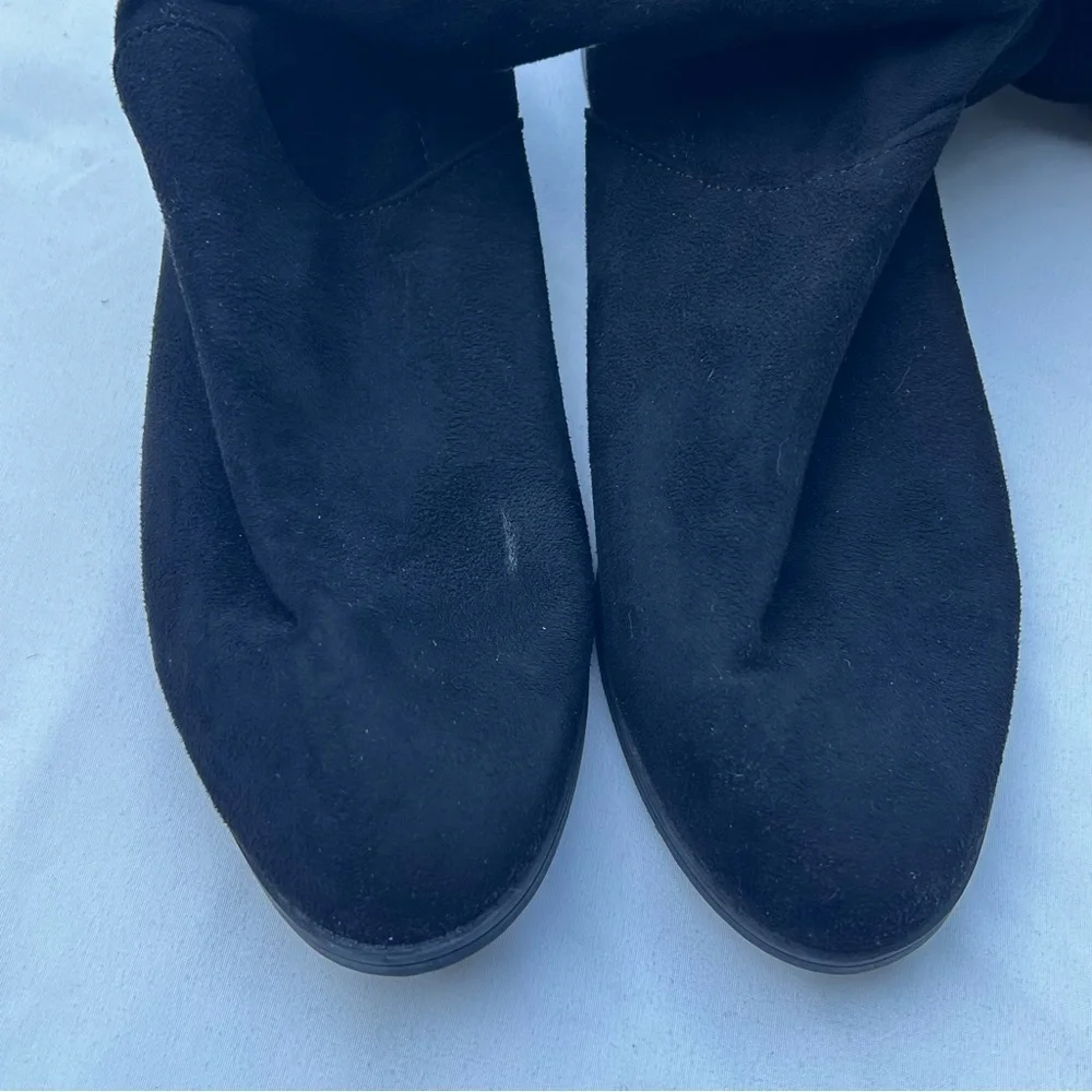 Express women’s black knee high boots size 8